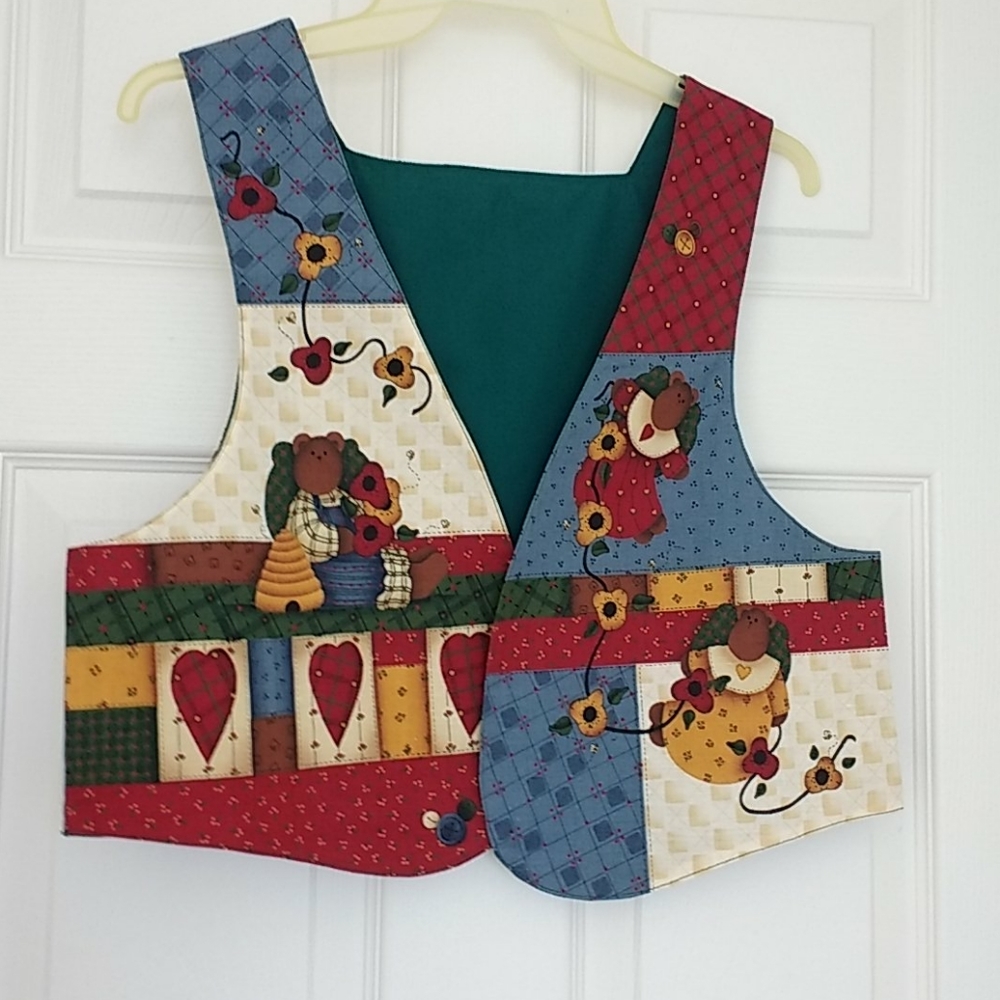 NEW Handcrafted vest and mini bag